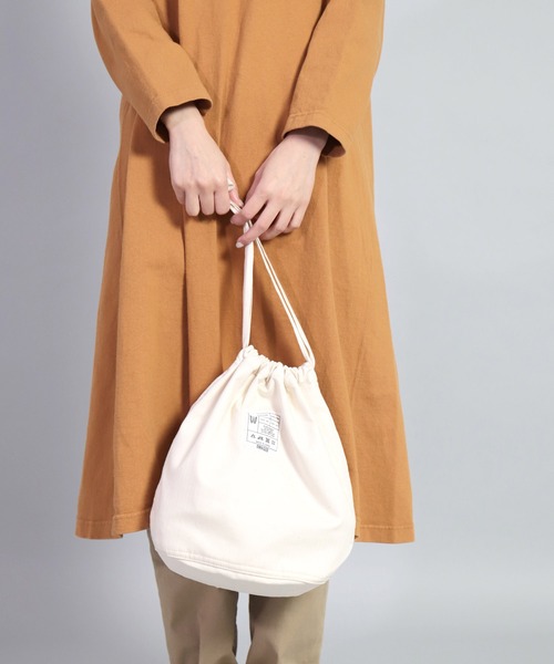 OMNIGOD（オムニゴッド）の「[OMNIGOD / オムニゴッド]　ヘリンボーンスレキUSNポーチ（トートバッグ・レディース・アイボリー/ブラック/オリーブ・FREE）」の11枚目の写真