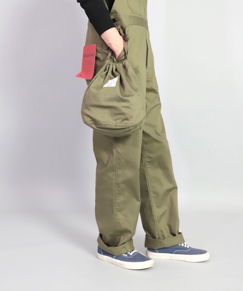 OMNIGOD（オムニゴッド）の「[OMNIGOD / オムニゴッド]　ヘリンボーンスレキUSNポーチ（トートバッグ・レディース・アイボリー/ブラック/オリーブ・FREE）」の10枚目の写真