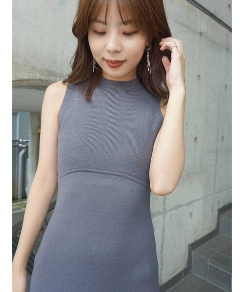 MERCURYDUO(マーキュリーデュオ)の「3WAYバックディティールカーデセットニットワンピース(ワンピース・レディース・アイボリー/ブルー/ブラウン/ベージュ/ラベンダー/ミント・SMALL/MEDIUM)」の13枚目の写真