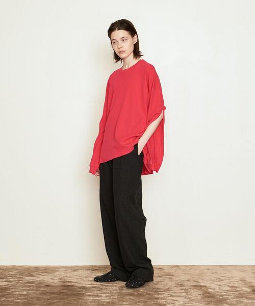 AEWEN MATOPH(イウエン マトフ)の「<AEWEN MATOPH(イウエン マトフ)>コットン サーマル クルーネックカットソー(Tシャツ/カットソー・レディース・ホワイト/ピンク/ブラック・FREE)」の14枚目の写真