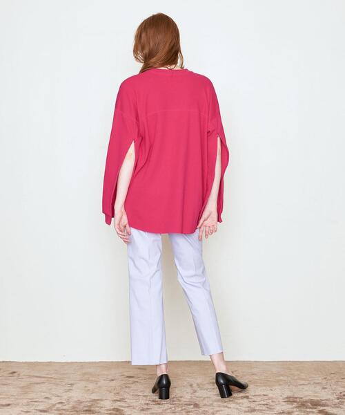 AEWEN MATOPH(イウエン マトフ)の「<AEWEN MATOPH(イウエン マトフ)>コットン サーマル クルーネックカットソー(Tシャツ/カットソー・レディース・ホワイト/ピンク/ブラック・FREE)」の5枚目の写真