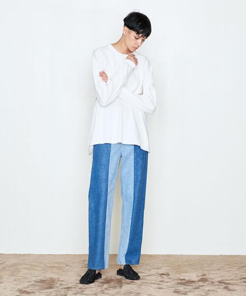 AEWEN MATOPH(イウエン マトフ)の「<AEWEN MATOPH(イウエン マトフ)>コットン サーマル クルーネックカットソー(Tシャツ/カットソー・レディース・ホワイト/ピンク/ブラック・FREE)」の15枚目の写真