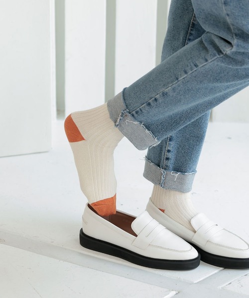 DONOBAN（ドノバン）の「ラインソックス（ソックス/靴下・レディース・ベージュ系その他/ブラウン系その他/グレー系その他・F）」の5枚目の写真