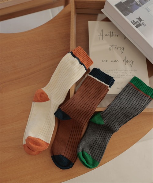 DONOBAN（ドノバン）の「ラインソックス（ソックス/靴下・レディース・ベージュ系その他/ブラウン系その他/グレー系その他・F）」の13枚目の写真