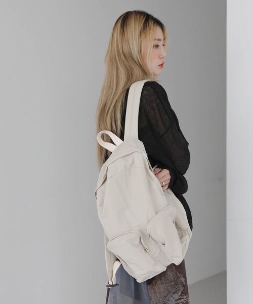 UNE MANSION（ユヌマンション）の「【レイヤードコーデ用としておすすめ！】ストリングプリント捺染シースルーロングワンピース（ワンピース・レディース・チャコール/アイボリー・FREE）」の18枚目の写真