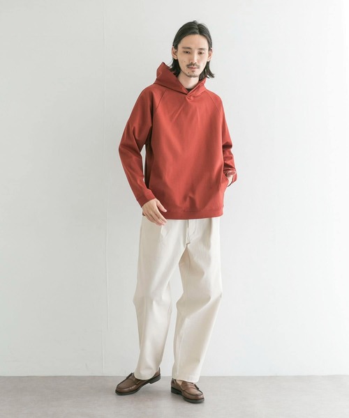 URBAN RESEARCH（アーバンリサーチ）の「ポンチワイドプルオーバーパーカー（パーカー・メンズ・ブラック/グレー/チャコールグレー/カーキ/レッド系その他・MEDIUM/LARGE/X-LARGE）」の11枚目の写真