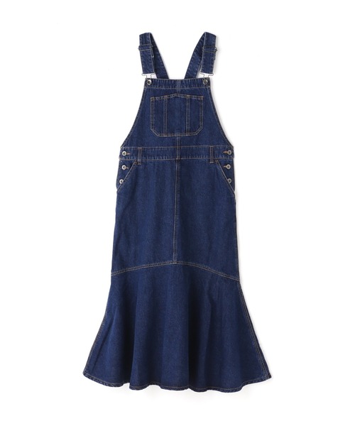 FREE'S MART（フリーズマート）の「マーメイドデニムジャンパースカート（ジャンパースカート・レディース・ダークネイビー/ブラウン系その他/ブラック系その他・FREE）」の12枚目の写真