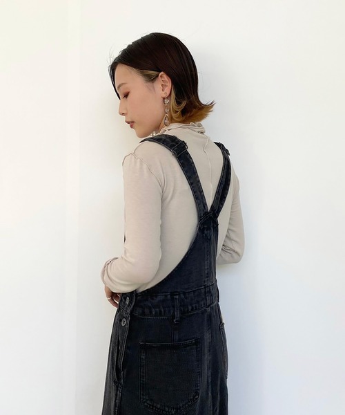 FREE'S MART（フリーズマート）の「マーメイドデニムジャンパースカート（ジャンパースカート・レディース・ダークネイビー/ブラウン系その他/ブラック系その他・FREE）」の22枚目の写真