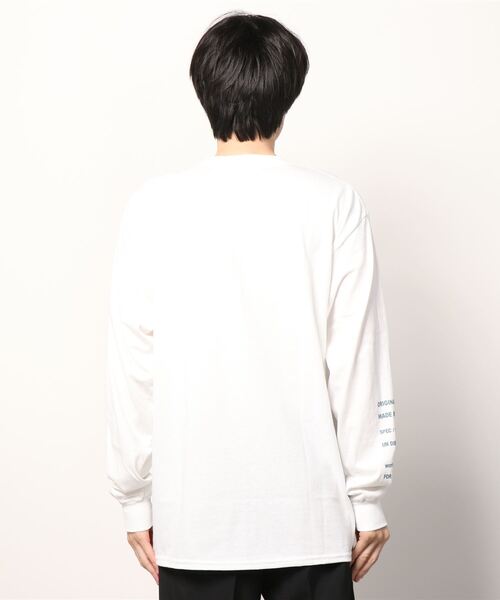 DOUBLE STEAL（ダブルスティール）の「Over Print Pocket 長袖Tシャツ（Tシャツ/カットソー・メンズ・ブラック/ホワイト・X-LARGE/LARGE/MEDIUM）」の4枚目の写真