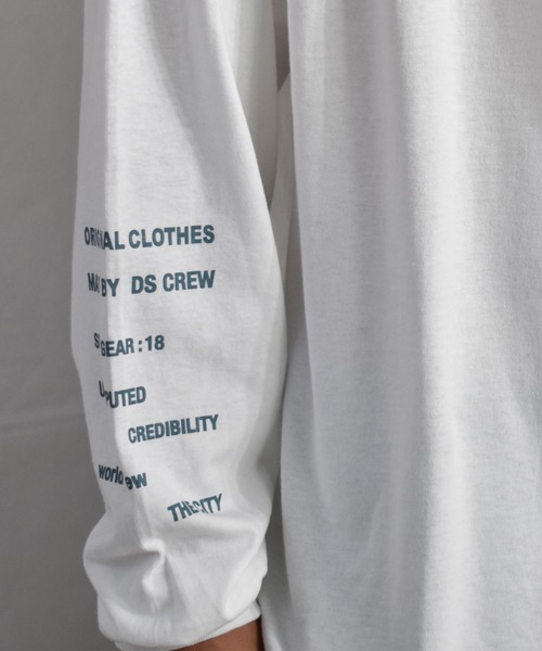 DOUBLE STEAL（ダブルスティール）の「Over Print Pocket 長袖Tシャツ（Tシャツ/カットソー・メンズ・ブラック/ホワイト・X-LARGE/LARGE/MEDIUM）」の5枚目の写真