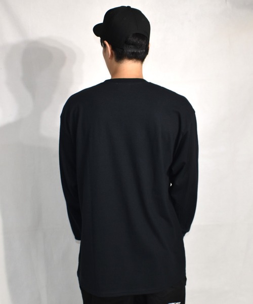 DOUBLE STEAL（ダブルスティール）の「Over Print Pocket 長袖Tシャツ（Tシャツ/カットソー・メンズ・ブラック/ホワイト・X-LARGE/LARGE/MEDIUM）」の7枚目の写真