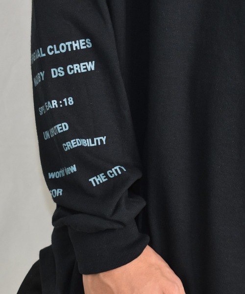 DOUBLE STEAL（ダブルスティール）の「Over Print Pocket 長袖Tシャツ（Tシャツ/カットソー・メンズ・ブラック/ホワイト・X-LARGE/LARGE/MEDIUM）」の8枚目の写真
