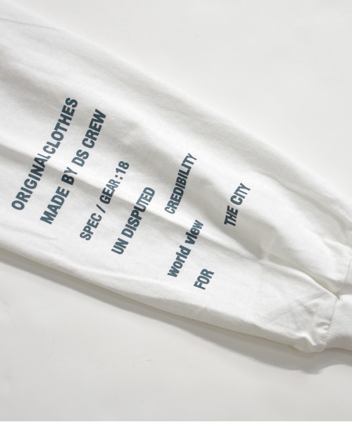 DOUBLE STEAL（ダブルスティール）の「Over Print Pocket 長袖Tシャツ（Tシャツ/カットソー・メンズ・ブラック/ホワイト・X-LARGE/LARGE/MEDIUM）」の12枚目の写真