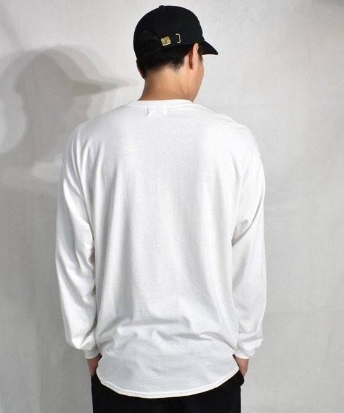 DOUBLE STEAL（ダブルスティール）の「Over Print Pocket 長袖Tシャツ（Tシャツ/カットソー・メンズ・ブラック/ホワイト・X-LARGE/LARGE/MEDIUM）」の16枚目の写真