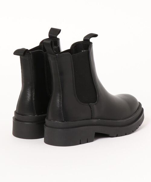 HEAL ME（ヒールミー）の「heal me ヒールミー レディース 厚底サイドゴアブーツ 221304（ブーツ・レディース・ブラック/カーキ・23.5cm/25.5cm/25.0cm/23.0cm/24.5cm/22.5cm/24.0cm）」の3枚目の写真