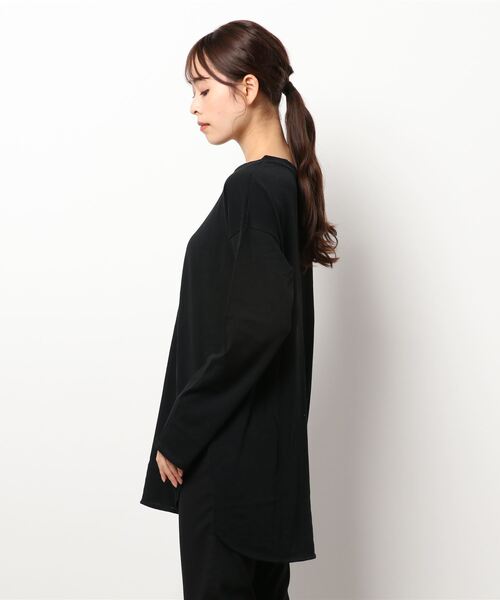 LOWRYS FARM（ローリーズファーム）の「トルコオーガニックＬＳ　227882（Tシャツ/カットソー・レディース・ホワイト/ブラック・FREE/SHORT）」の12枚目の写真