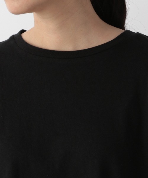 LOWRYS FARM（ローリーズファーム）の「トルコオーガニックＬＳ　227882（Tシャツ/カットソー・レディース・ホワイト/ブラック・FREE/SHORT）」の6枚目の写真