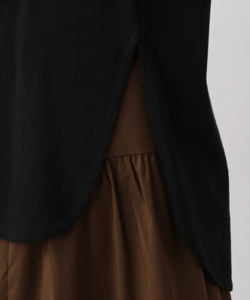 LOWRYS FARM（ローリーズファーム）の「トルコオーガニックＬＳ　227882（Tシャツ/カットソー・レディース・ホワイト/ブラック・FREE/SHORT）」の9枚目の写真