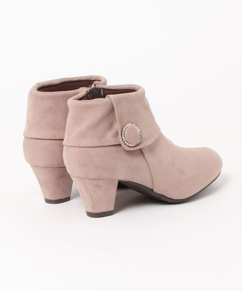 SAVOY（サボイ）の「【SAVOY】<2021AW>サイドボタン付きショートブーツ（ブーツ・レディース・ブラック/ダークベージュ/ダークブラウン・S/LL/M/L）」の5枚目の写真