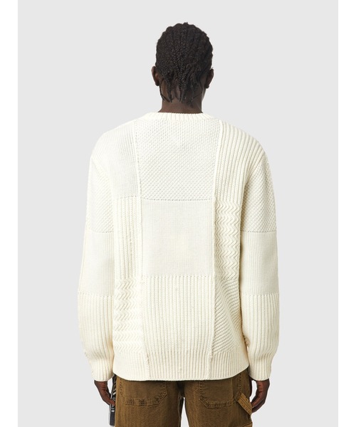 DIESEL（ディーゼル）の「メンズ ニット ウール（ニット/セーター・メンズ・ホワイト/ネイビー・X-SMALL/SMALL/LARGE/X-LARGE/XX-LARGE/MEDIUM）」の7枚目の写真