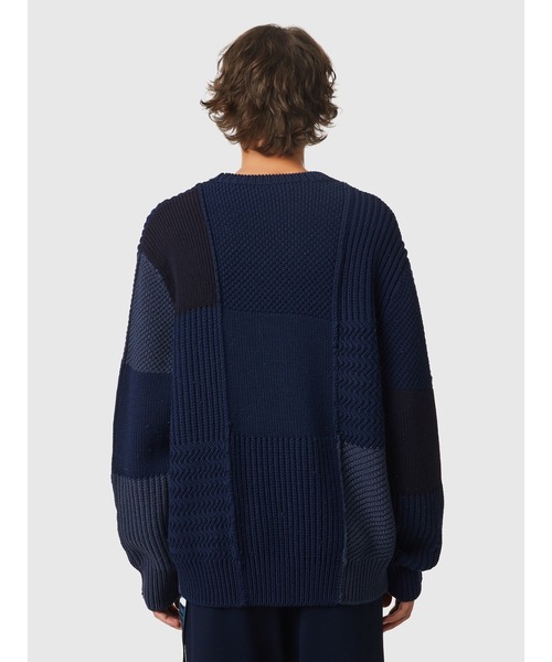 DIESEL（ディーゼル）の「メンズ ニット ウール（ニット/セーター・メンズ・ホワイト/ネイビー・X-SMALL/SMALL/LARGE/X-LARGE/XX-LARGE/MEDIUM）」の4枚目の写真