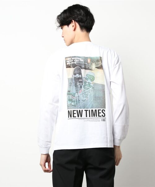 CERCA(チェルカ)の「BEYES/BフォトPT L/S C/N(Tシャツ/カットソー・メンズ・ブラック/ホワイト/ブルー系その他・MEDIUM/LARGE)」の4枚目の写真