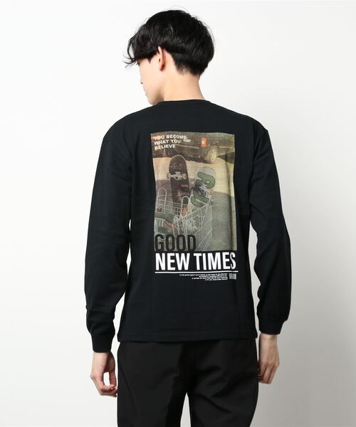 CERCA(チェルカ)の「BEYES/BフォトPT L/S C/N(Tシャツ/カットソー・メンズ・ブラック/ホワイト/ブルー系その他・MEDIUM/LARGE)」の5枚目の写真