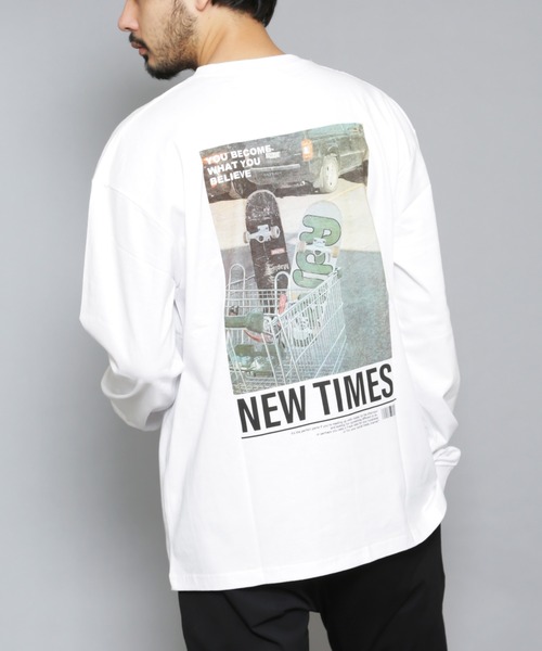 CERCA(チェルカ)の「BEYES/BフォトPT L/S C/N(Tシャツ/カットソー・メンズ・ブラック/ホワイト/ブルー系その他・MEDIUM/LARGE)」の12枚目の写真