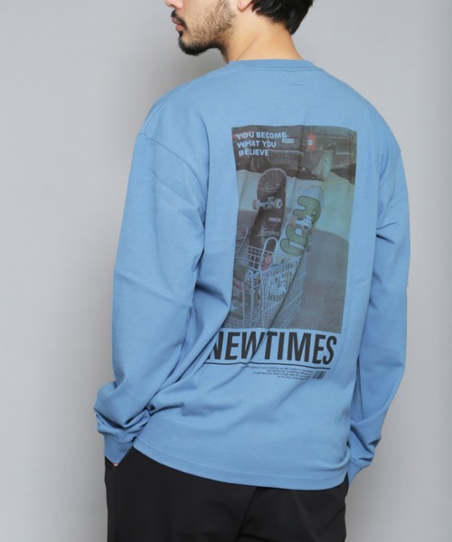 CERCA(チェルカ)の「BEYES/BフォトPT L/S C/N(Tシャツ/カットソー・メンズ・ブラック/ホワイト/ブルー系その他・MEDIUM/LARGE)」の10枚目の写真