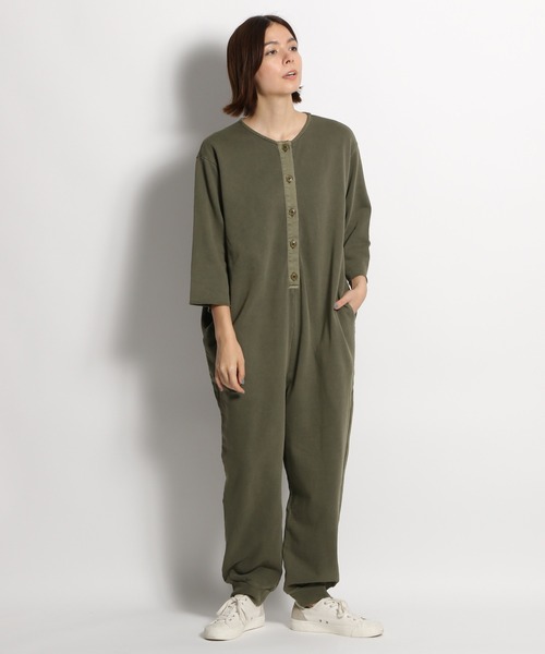 niko and...（ニコアンド）の「[NATOKii(ネイトゥーキー)]ピグメントスーツ（つなぎ/オールインワン・レディース・カーキ/チャコール・MEDIUM/LARGE）」の5枚目の写真