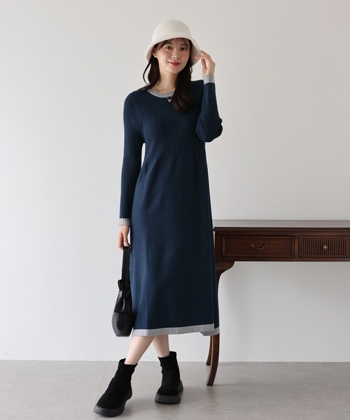 セール】サイドリボンケープベスト シャギーorニット