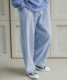 10oz バルーンシルエット ワイド デニムパンツ