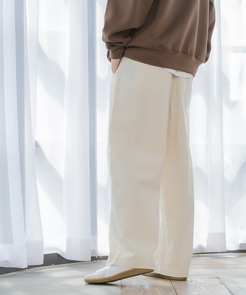 improves(インプローブス)の「10oz バルーンシルエット ワイド デニムパンツ(デニムパンツ・メンズ・ライトブルー/ワンウォッシュ/ブルー/キナリ/ネイビー/スカイブルー/ブラック・LARGE/MEDIUM)」の22枚目の写真