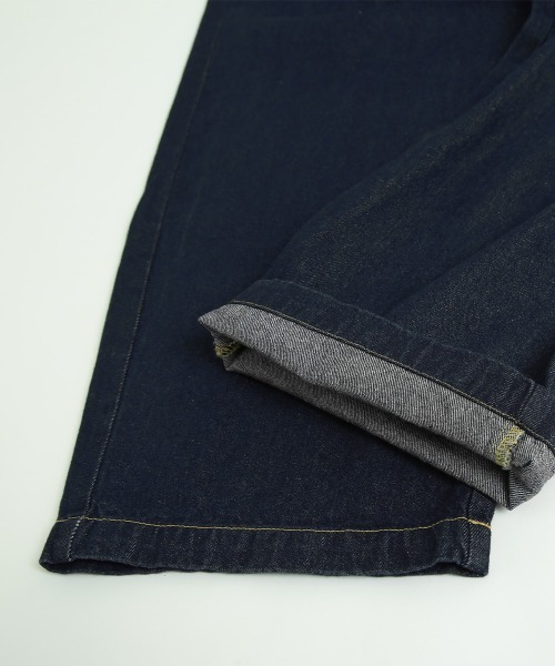 improves(インプローブス)の「10oz バルーンシルエット ワイド デニムパンツ(デニムパンツ・メンズ・ライトブルー/ワンウォッシュ/ブルー/キナリ/ネイビー/スカイブルー/ブラック・LARGE/MEDIUM)」の16枚目の写真