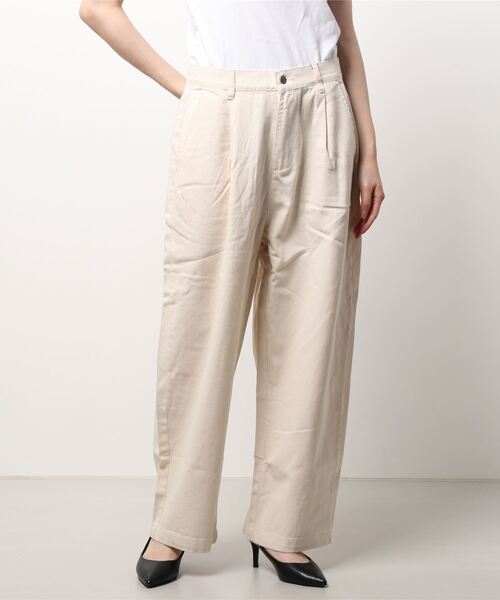 improves(インプローブス)の「10oz バルーンシルエット ワイド デニムパンツ(デニムパンツ・メンズ・ライトブルー/ワンウォッシュ/ブルー/キナリ/ネイビー/スカイブルー/ブラック・LARGE/MEDIUM)」の20枚目の写真