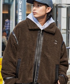 THE TOKYO/ザトウキョウ】Airy Tweed Cocoon Blouson/アーリーツイード