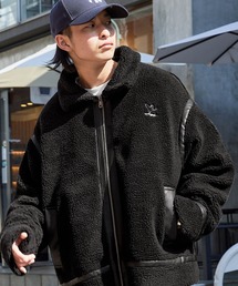 Mark Gonzales/マークゴンザレス MONO-MART別注 オーバーサイズ パイピング ボアブルゾン B-3