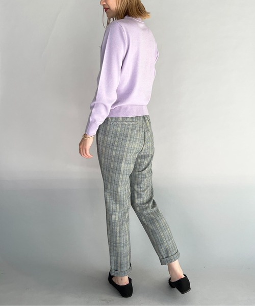 PICCIN（ピッチン）の「パールビーズ長袖ニット（ニット/セーター・レディース・オフホワイト/ライトブルー/ラベンダー/ブラック・M）」の22枚目の写真