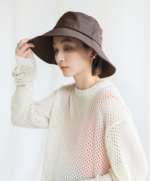 select MOCA（セレクトモカ）の「トレンチベルトハット（ハット・レディース・ブラック/ブラウン/ライム・FREE）」の11枚目の写真