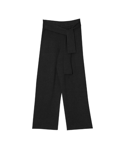 Re:EDIT(リエディ)の「ウエストベルト付きニットパンツ(その他パンツ・レディース・モカ/ブラック/ベージュ・MEDIUM/SHORT/LARGE)」の19枚目の写真