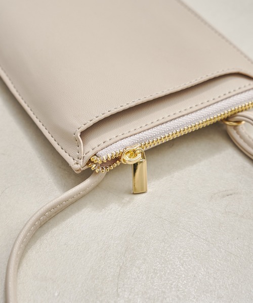 DouDou（ドゥドゥ）の「スマホショルダー（ショルダーバッグ・レディース・ブラック/シルバー/ブロンズ/グレイッシュベージュ・FREE）」の9枚目の写真