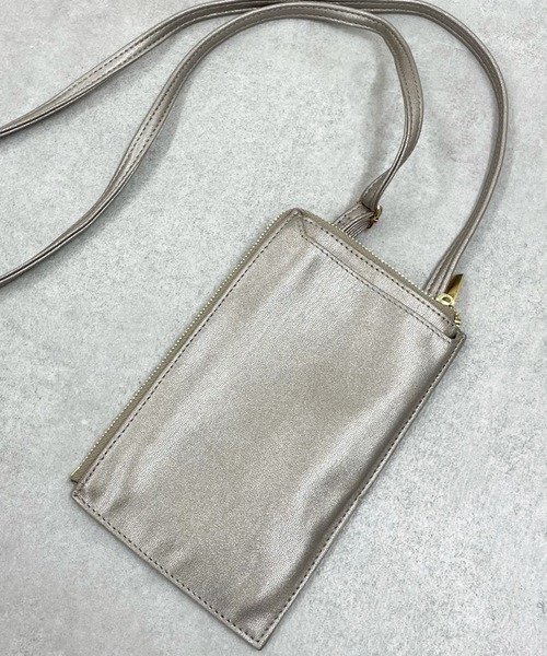 DouDou（ドゥドゥ）の「スマホショルダー（ショルダーバッグ・レディース・ブラック/シルバー/ブロンズ/グレイッシュベージュ・FREE）」の12枚目の写真