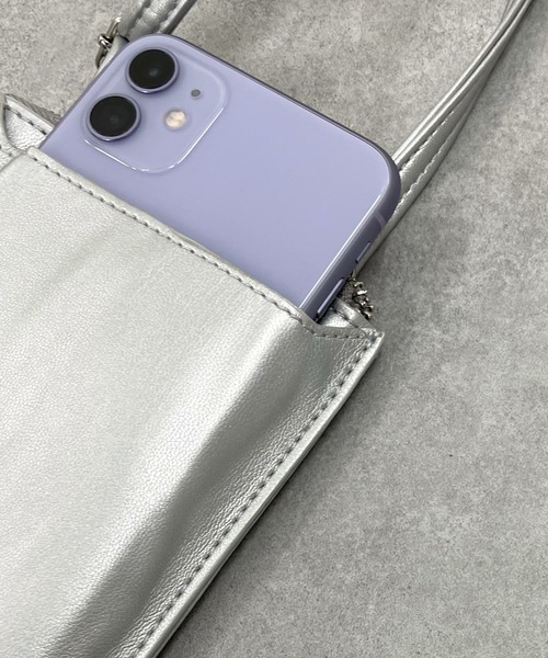 DouDou（ドゥドゥ）の「スマホショルダー（ショルダーバッグ・レディース・ブラック/シルバー/ブロンズ/グレイッシュベージュ・FREE）」の10枚目の写真