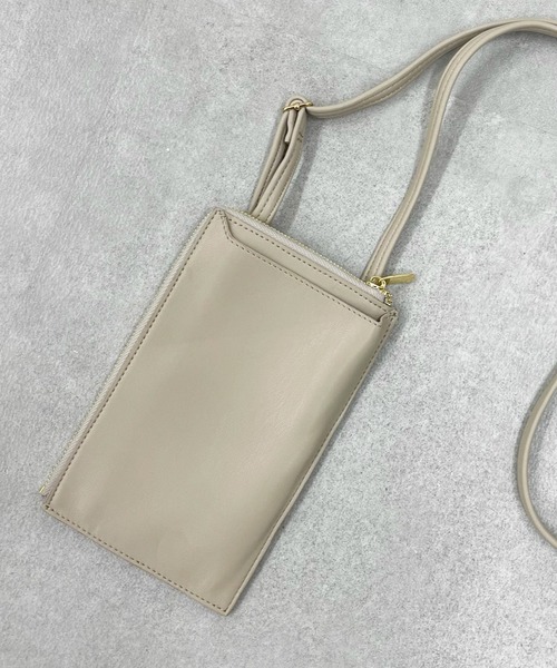 DouDou（ドゥドゥ）の「スマホショルダー（ショルダーバッグ・レディース・ブラック/シルバー/ブロンズ/グレイッシュベージュ・FREE）」の8枚目の写真