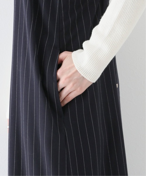SLOBE IENA（スローブイエナ）の「Iラインキャミワンピース【手洗い可能】◆（ワンピース・レディース・チャコールグレー/ブラック/ネイビー・FREE）」の14枚目の写真