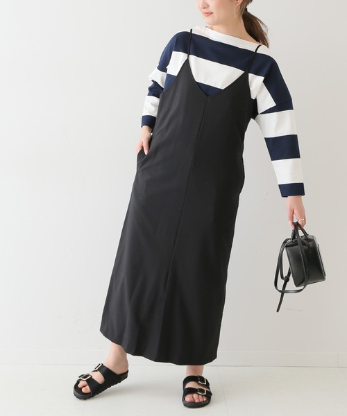 美品　アイラインキャミワンピースIENA SLOBE セール】Iラインキャミワンピース【手洗い可能】◇（ワンピース