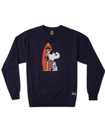 Quiksilver | 【ZOZOTOWN限定】QUIKSILVER/クイックシルバー×PEANUTSコラボモデル フロントプリントスウェット AQYFT03265(スウェット)