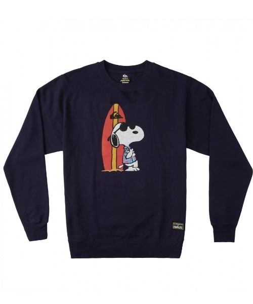 Quiksilver(クイックシルバー)の「【ZOZOTOWN限定】QUIKSILVER/クイックシルバー×PEANUTSコラボモデル フロントプリントスウェット AQYFT03265(スウェット・メンズ・ブルー・M/L)」の1枚目の写真