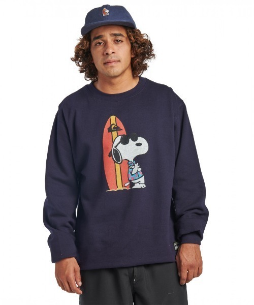 Quiksilver(クイックシルバー)の「【ZOZOTOWN限定】QUIKSILVER/クイックシルバー×PEANUTSコラボモデル フロントプリントスウェット AQYFT03265(スウェット・メンズ・ブルー・M/L)」の6枚目の写真