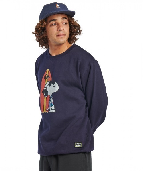 Quiksilver(クイックシルバー)の「【ZOZOTOWN限定】QUIKSILVER/クイックシルバー×PEANUTSコラボモデル フロントプリントスウェット AQYFT03265(スウェット・メンズ・ブルー・M/L)」の7枚目の写真